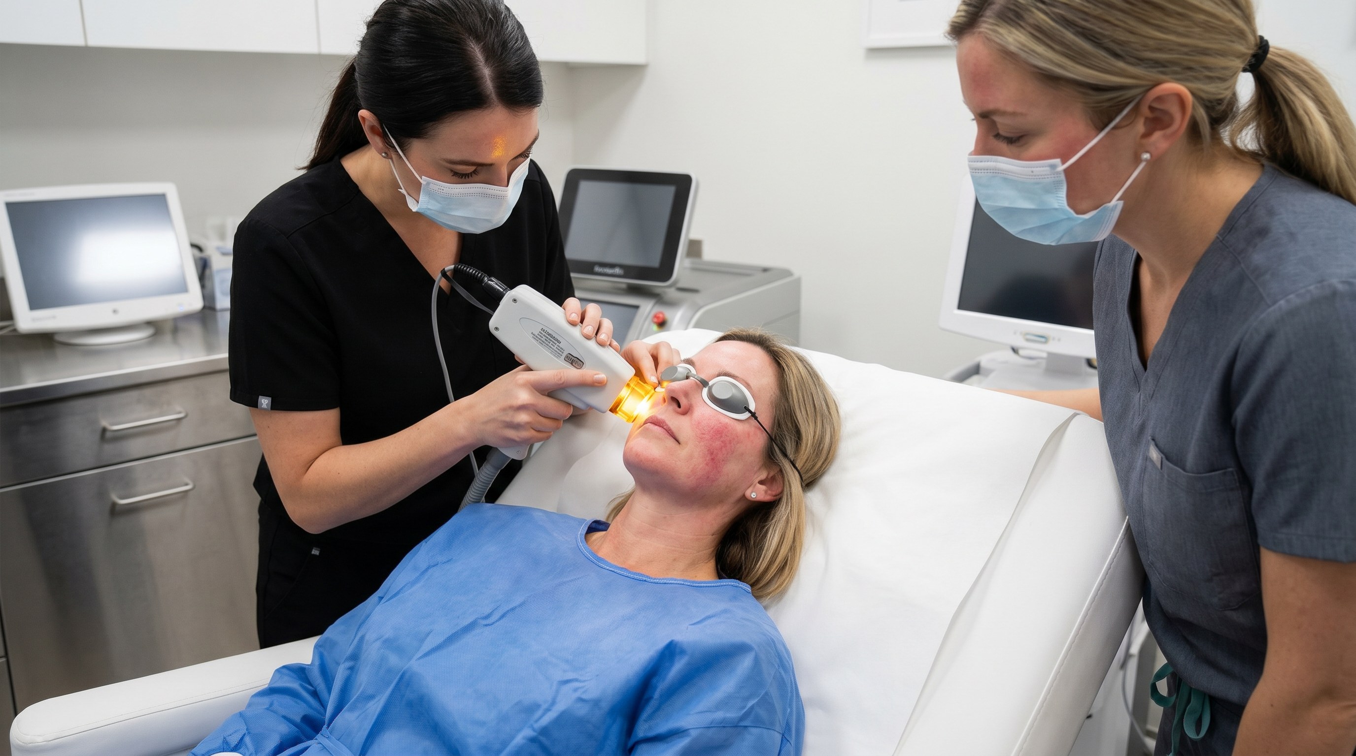 Vbeam vs IPL for Facial Redness: How These Treatments Compare